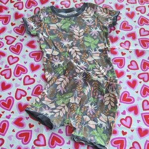 Old Navy Kids Leafy Print Tee and Shorts Set